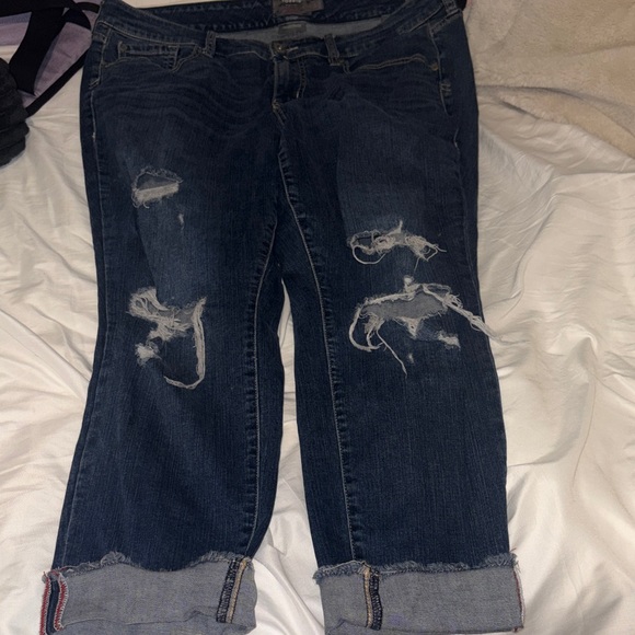 Torrid - Crop Boyfriend Vintage Stretch Jeans - Size 14 - Picture 12 of 12